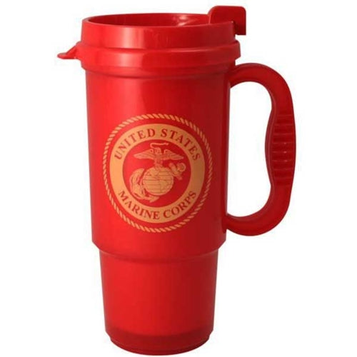 Proud Marine Dad Insulated Mug