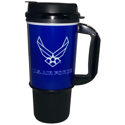 Marine Corps Plastic 16oz Travel Mug