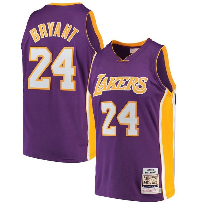 Kobe Bryant 24 Yellow Lakers Jersey