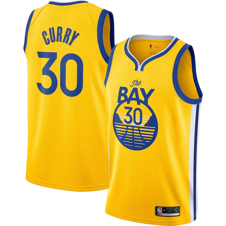 GOLDEN STATE WARRIORS OAKLAND CURRY BLACK HG JERSEY FULL SUBLIMATION