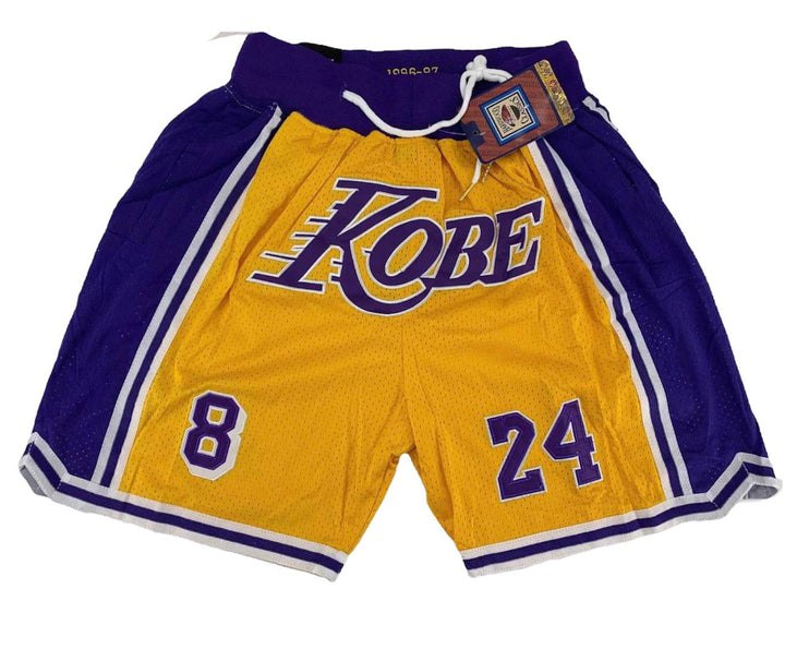 Just Don Los Angeles Lakers Pants - Black/Yellow, Size XXL by Sneaker Politics