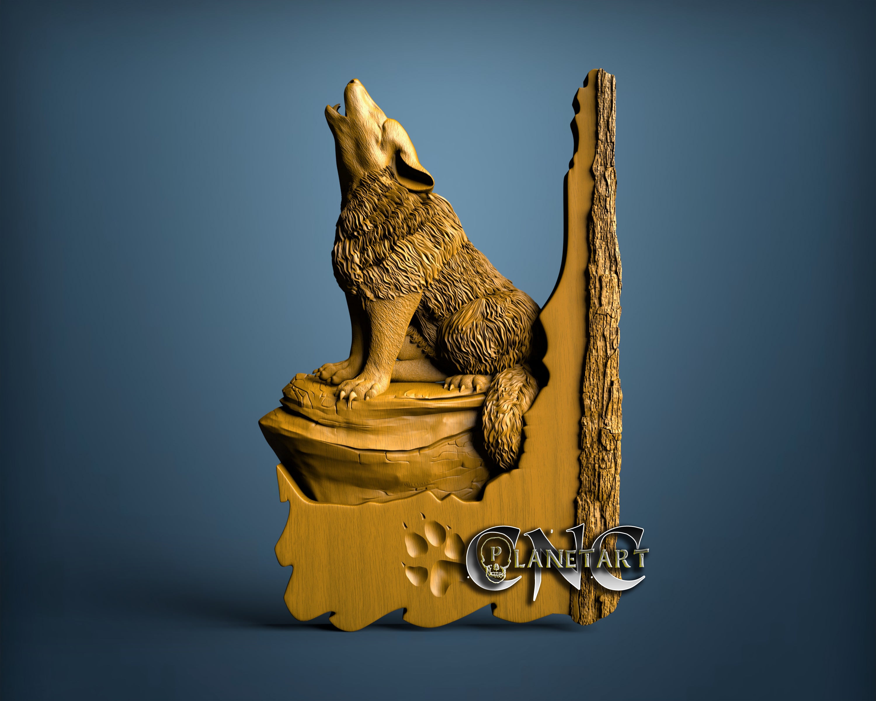 Wolf, 3D STL Model 15248