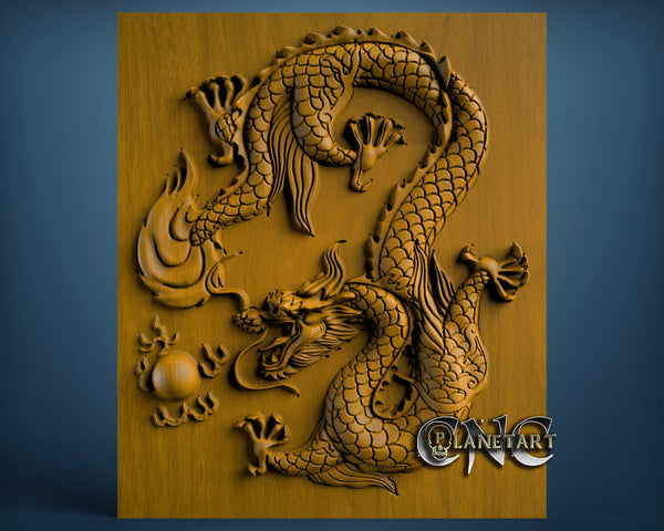 Dragon, 3D STL Model 1001 – Cnc Planet Art