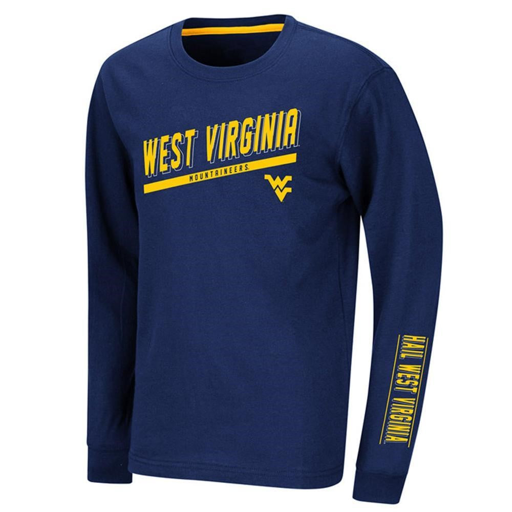  WVU Youth Rockhead Long Sleeve Tee 