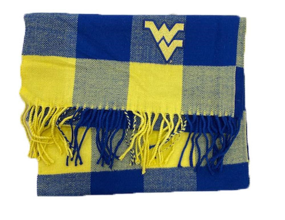  WVU Buffulo Check Scarf 