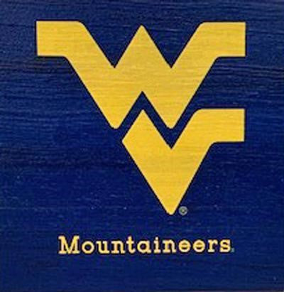  WVU Mountaineers Block Art 