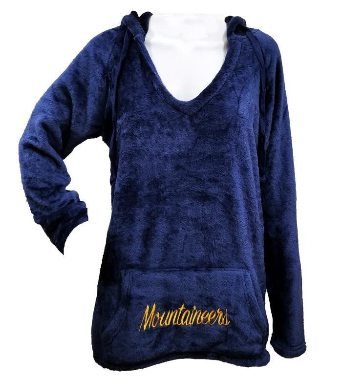  WVU Plush Hoodie Pullover 