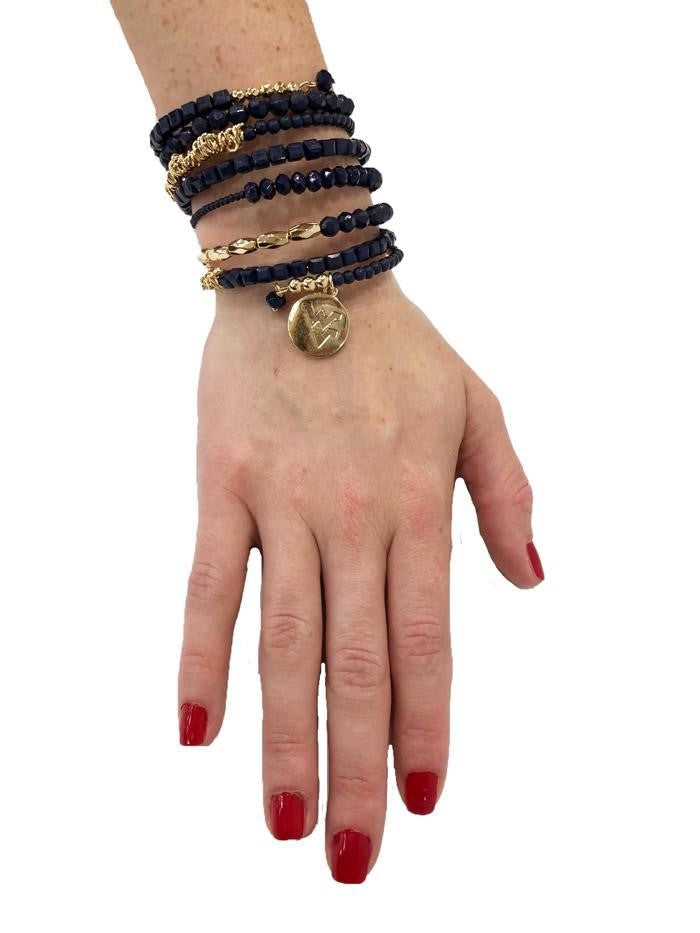  WVU Mackenzie Wrap Bracelet 