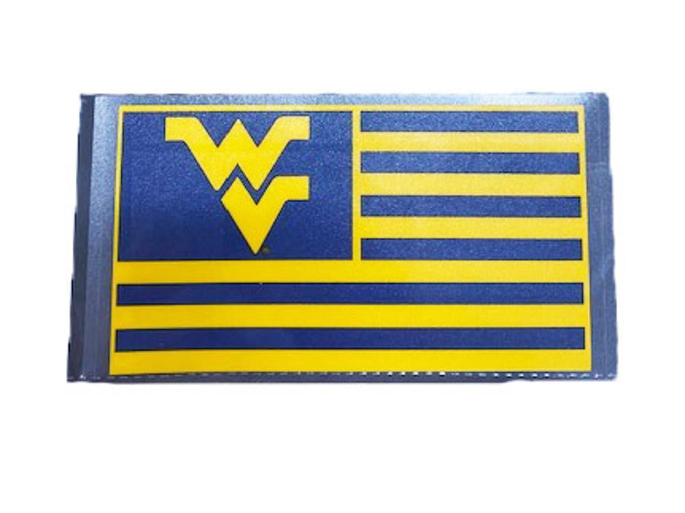  WVU Flag Decal 