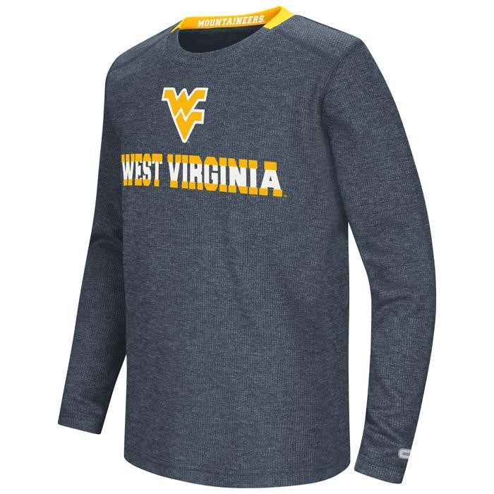  WVU Youth Steff Waffle Tee 