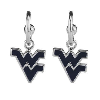  WVU Dangle Logo Earrings 