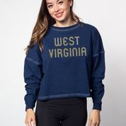  WVU Cropped Big Shirt 