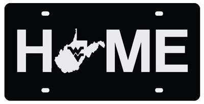  WVU Home License Plate 