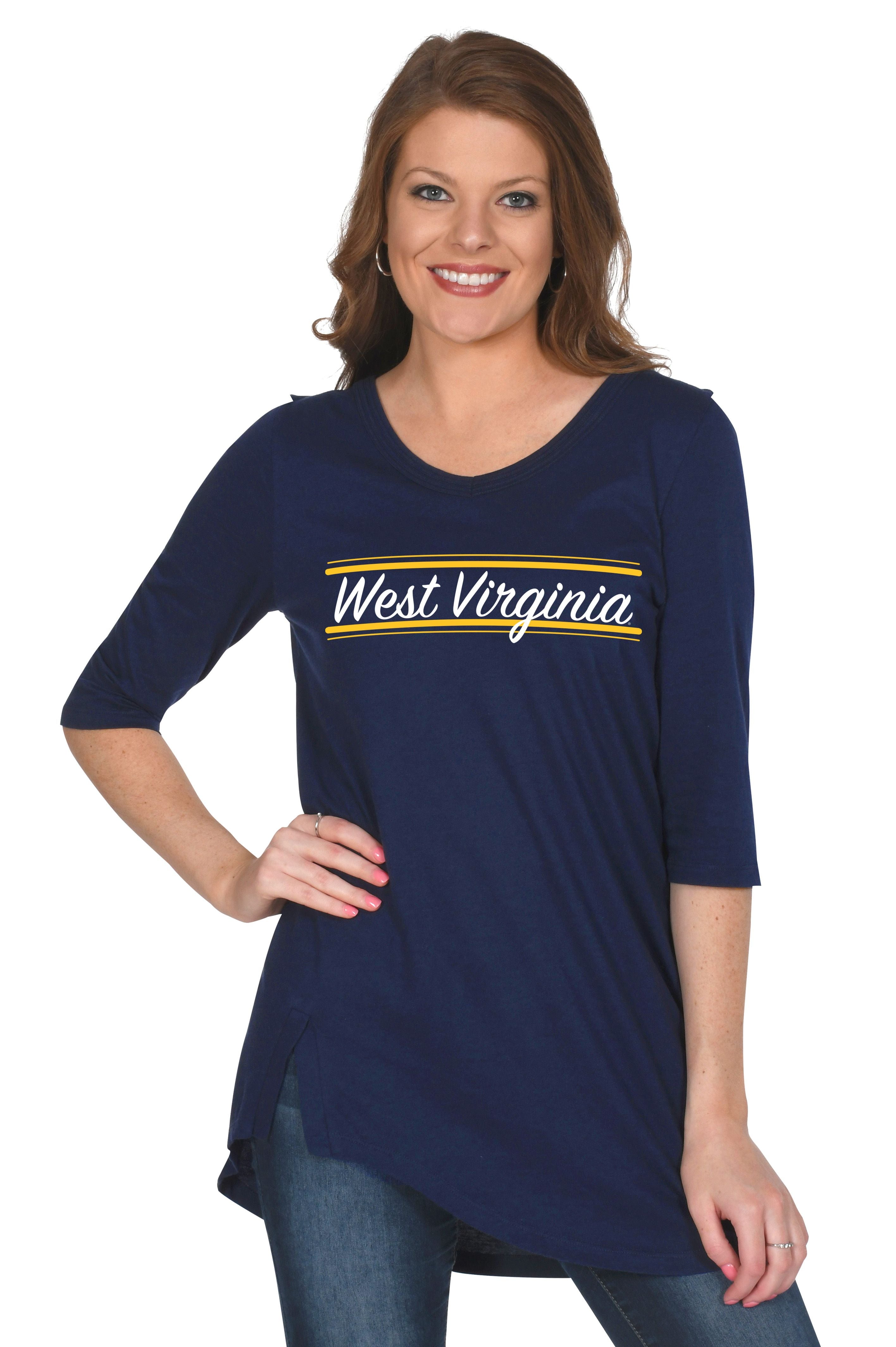  WVU Shark Bite Tunic 