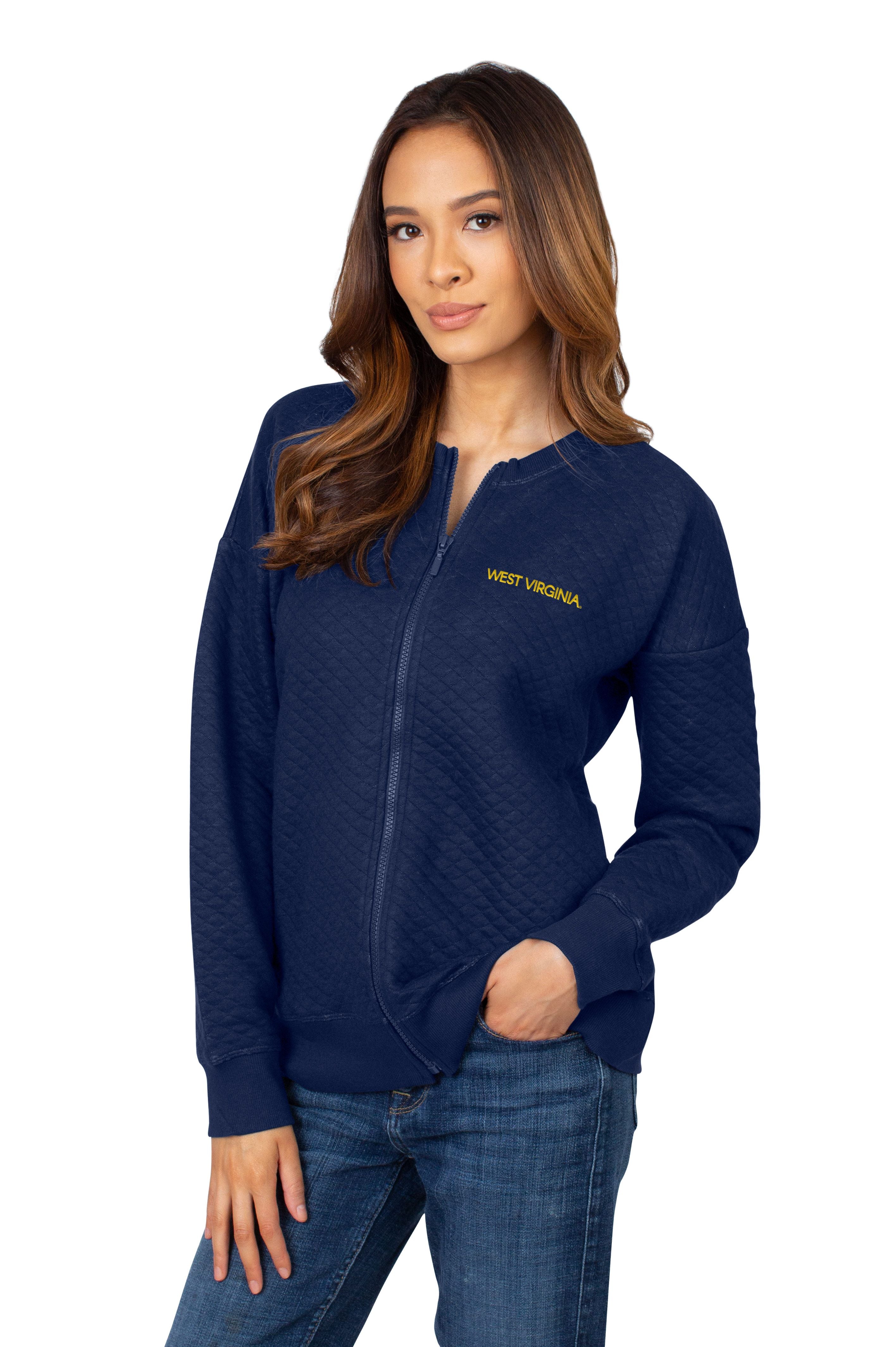  WVU Quilted Zip-Up Jacket 