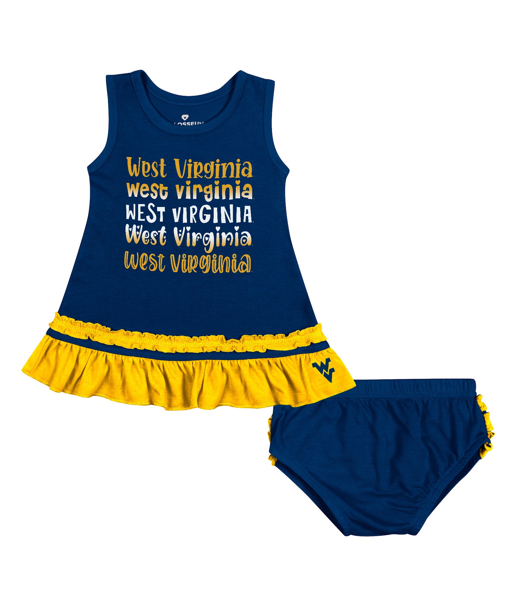  WVU Infant Girls Toons Set 