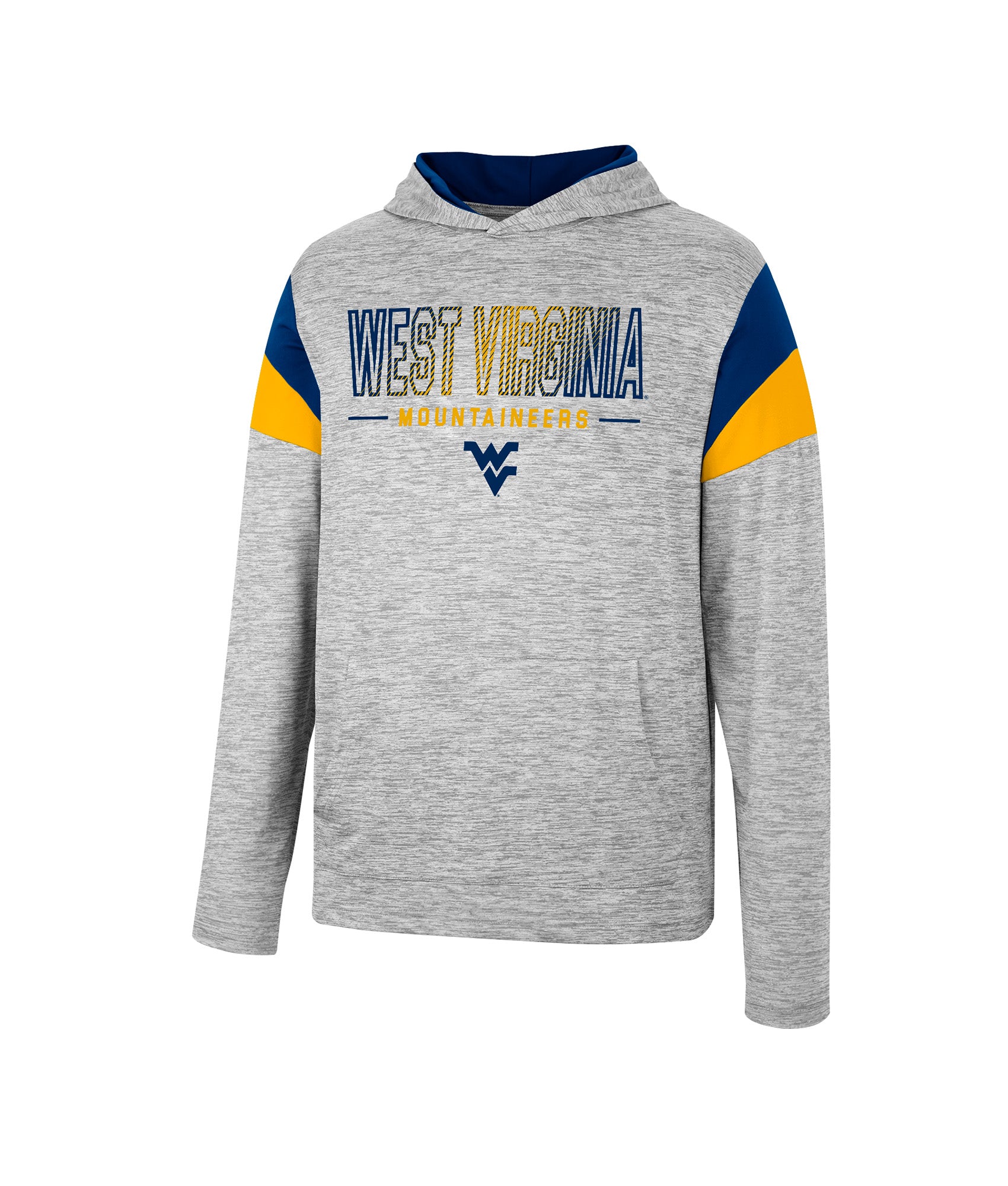  WVU Mens Hans Pullover Hooded Windshirt 