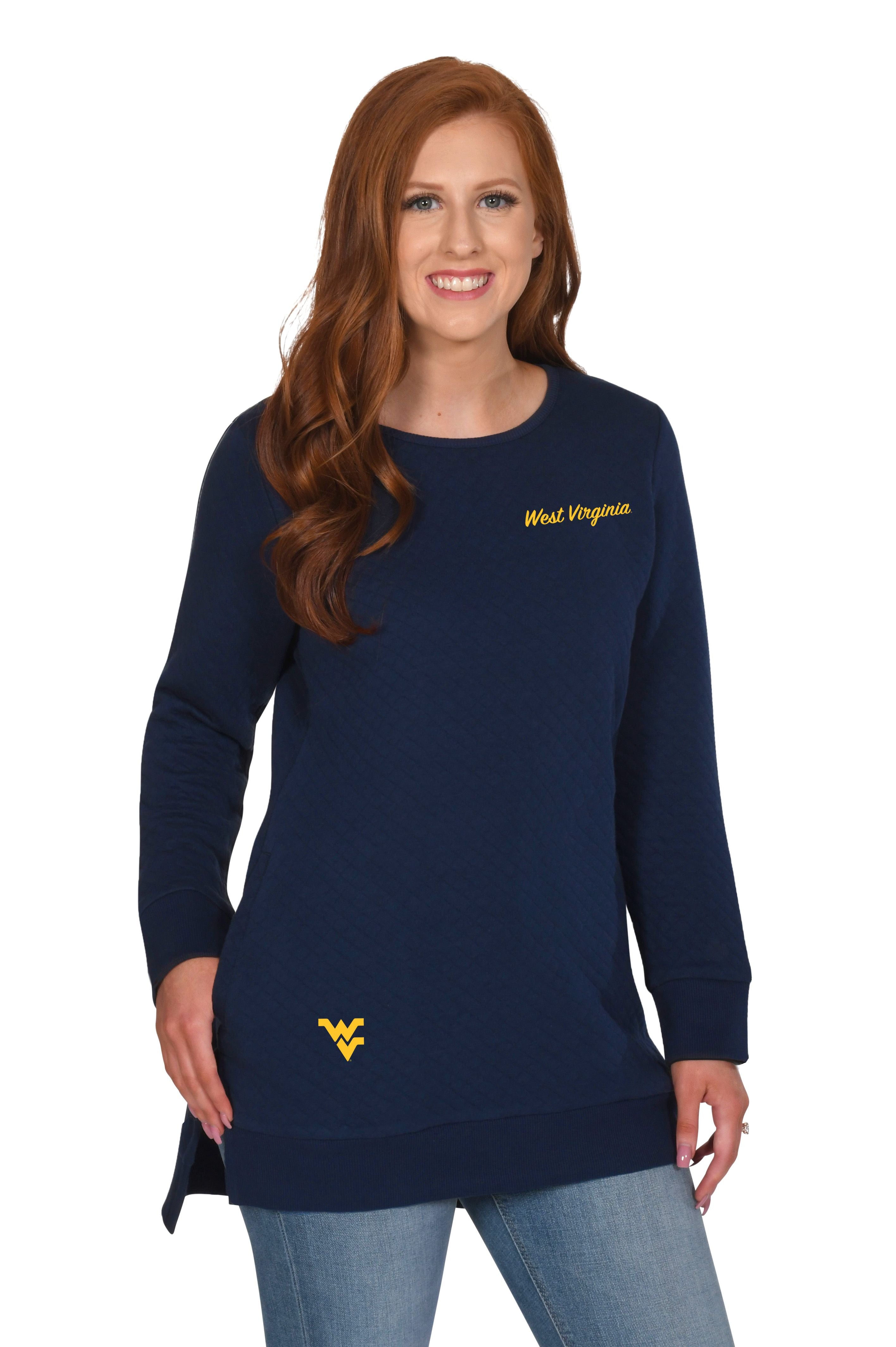  WVU Quilted Pocket Tunic 