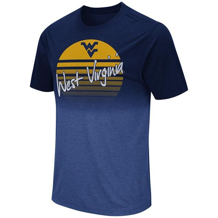  WVU Fancy Walkin Dip Dyed Tee 