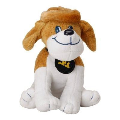  WVU 8 inch Stuffed Musket Dog 