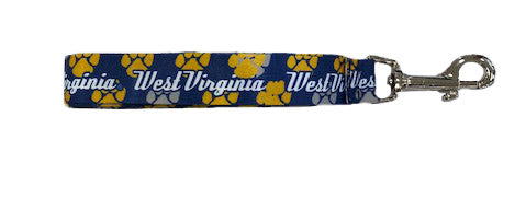  WVU Satin Dog Leash 