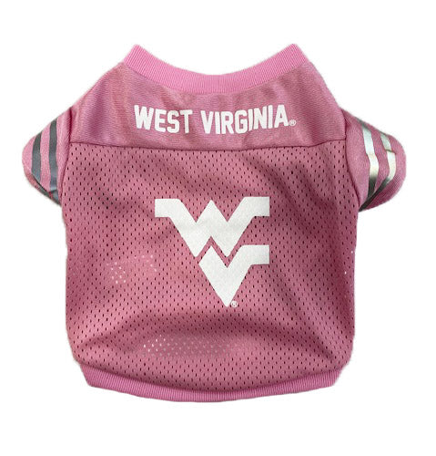  WVU Pink Dog Jersey 