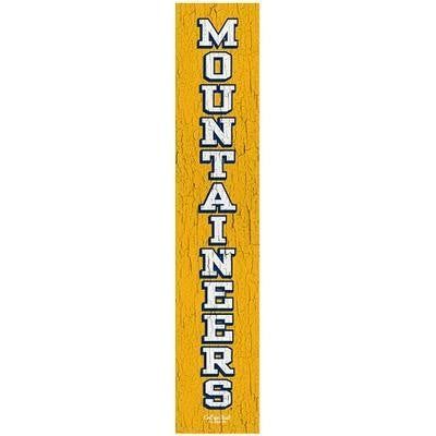  WVU Mountaineers Plank Sign 