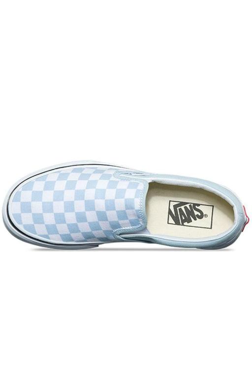 baby blue vans checkerboard