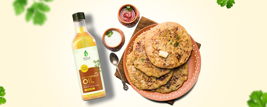 how to make aloo paratha with nayesha wood pressed oil