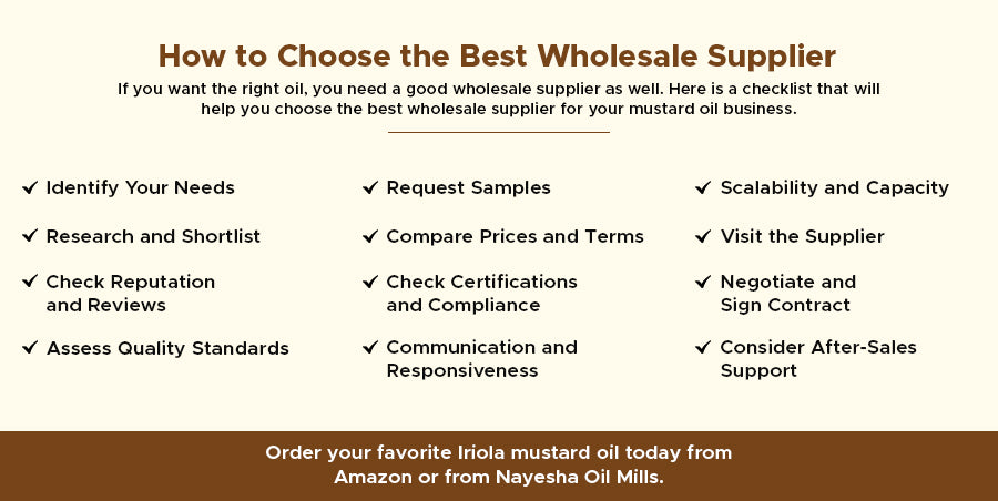 The benefits of buying mustard oil in bulk from a wholesale supplier