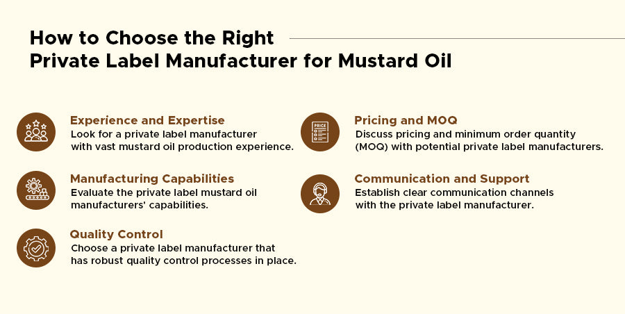 How to Choose the Right Private Label Manufacturer for Mustard Oil