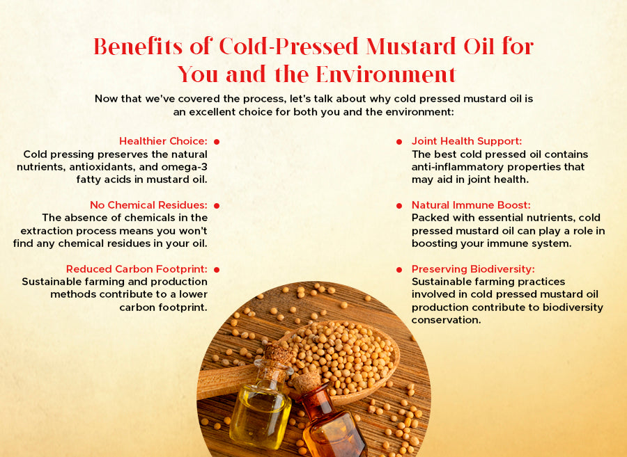 benefits of cold pressed mustard oil for you and the environment