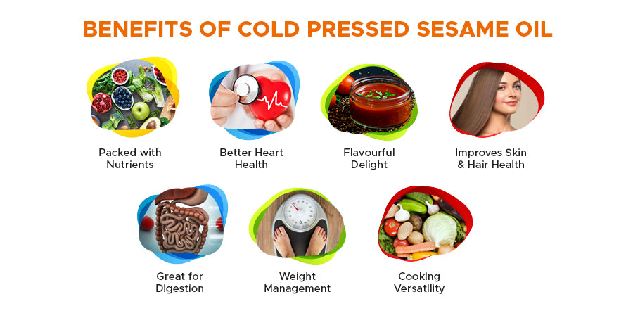 benefits of cold pressed sesame oil