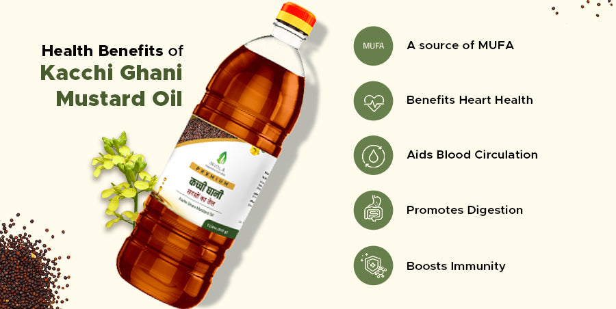 health benefits of kachi ghani mustard oil