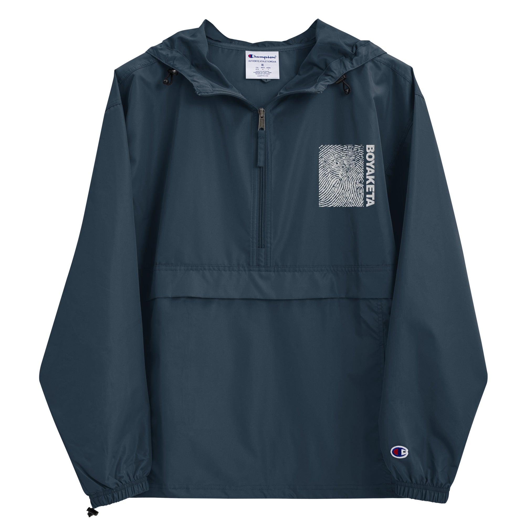 dark blue champion jacket