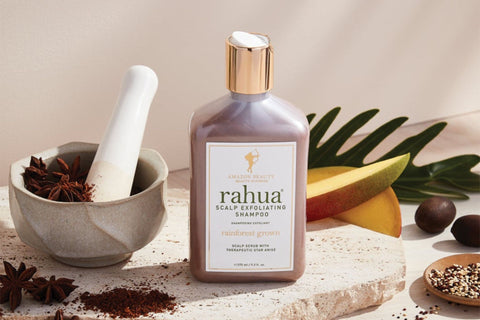 Scrub per capelli a base di rahua