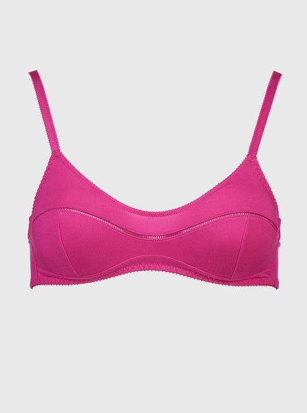 Women's Wirefree Angela Anglais Bra in Romantic Rose