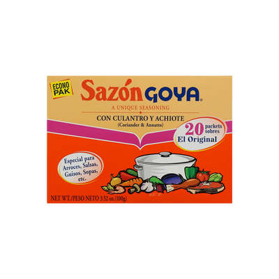 Goya Sazón Seasoning with Coriander & Annatto, No Salt Added