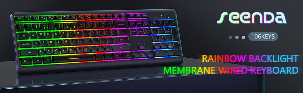 IWG-DHXKB01 Wired Backlit Keyboard