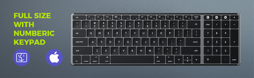 JP-064BA-2 Rechargeable Bluetooth Keyboard