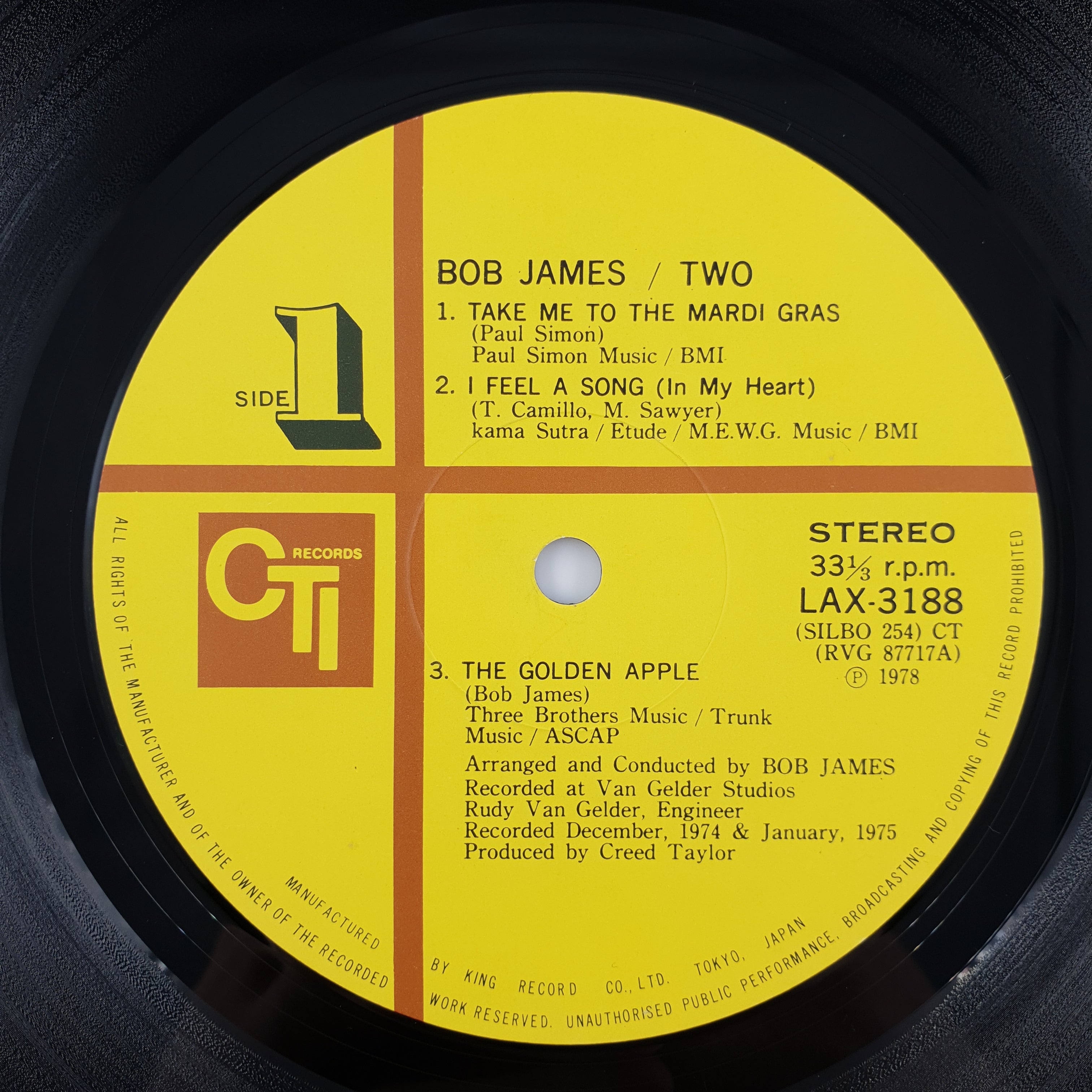 78%OFF!】 LPレコード BOB JAMES THREE thegate.org.nz