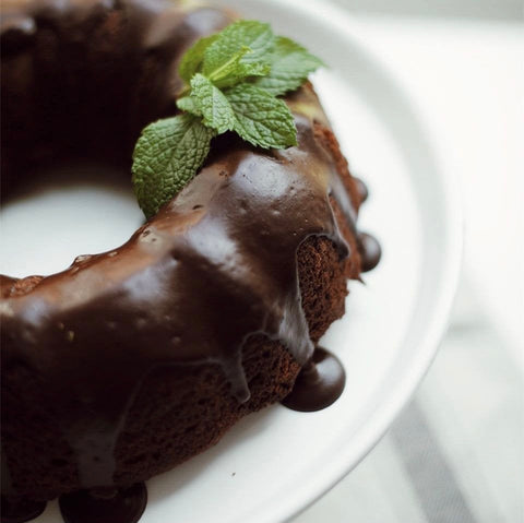 Keto Chocolate Zucchini Cake with Chocolate Glaze