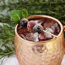 Spiced Holiday Mule Cocktail