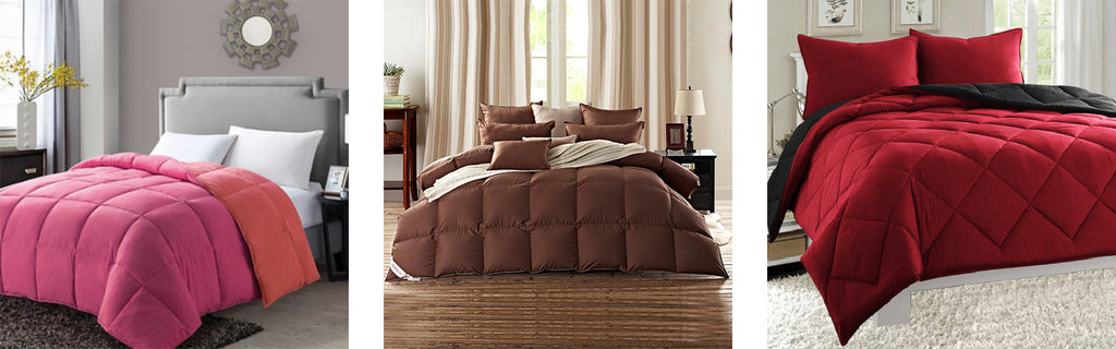 Colored Goose Down Comforter