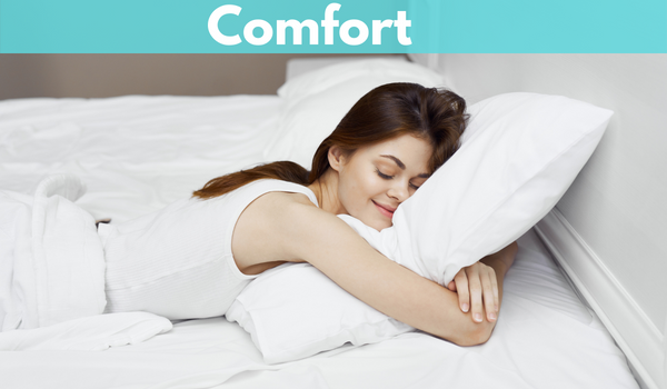 a girl in her deep sleep feeling more comfort with bamboo bed sheet 