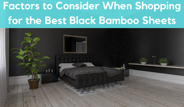 premium quality bamboo bed sheets in a dark bed room.