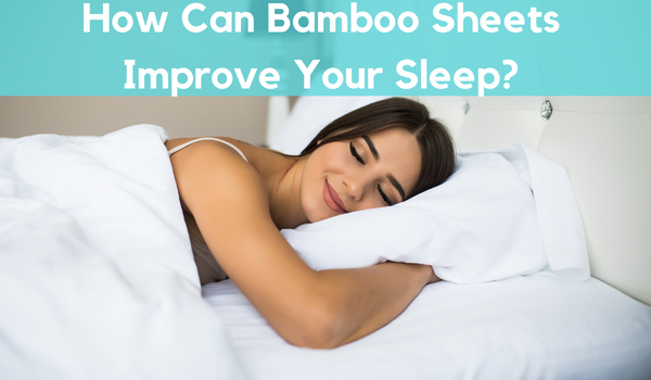 A young girl having her quality and peaceful sleep with white color bamboo sheet