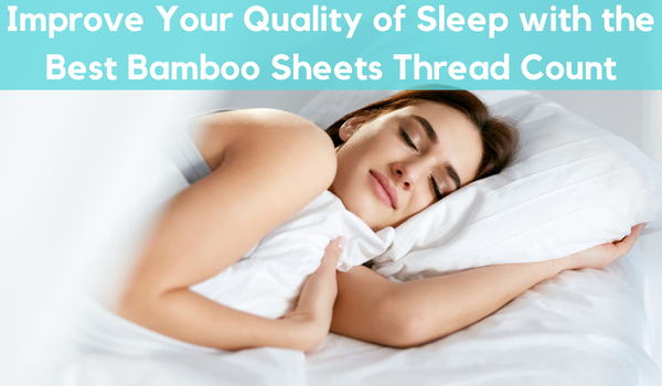 A girl having in a peaceful and comfortable sleep with the help of best bamboo sheets thread count in bed