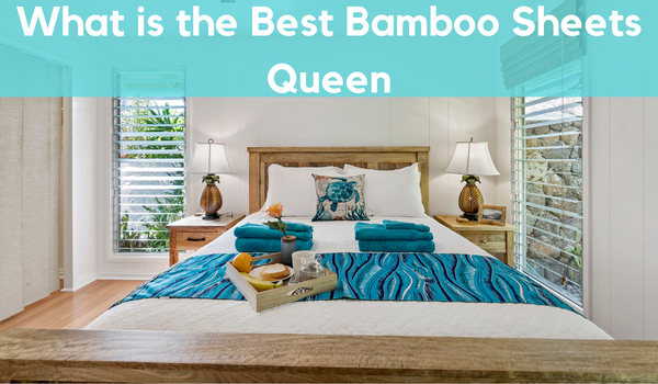 Best quality bamboo sheets queen in a luxurious bed room with amazing decoration