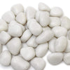 Polished Glossy Pebble Stones (450 g, Medium, White)